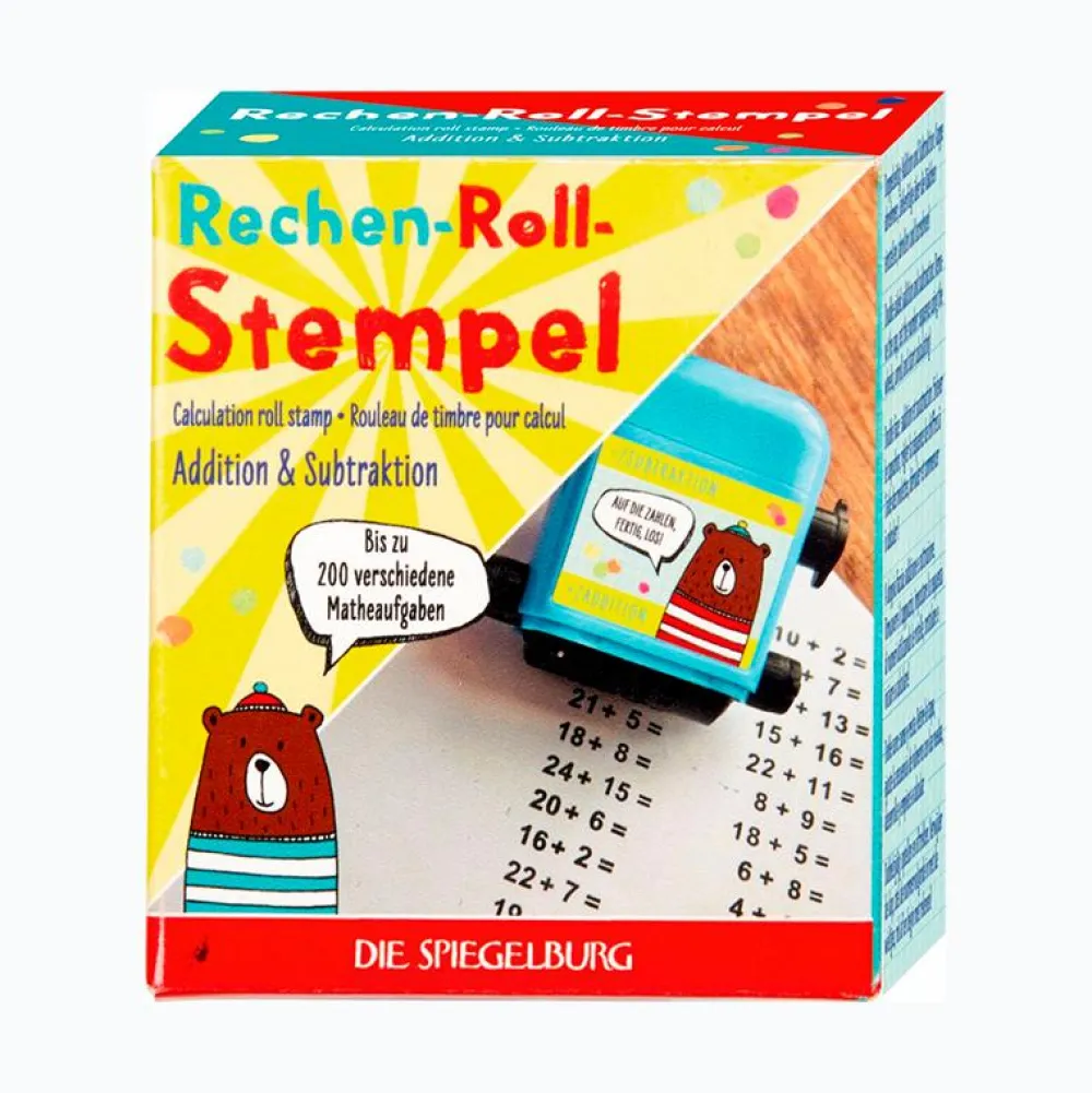 Online Spiegelburg Matematikstempel - Plus/Minus