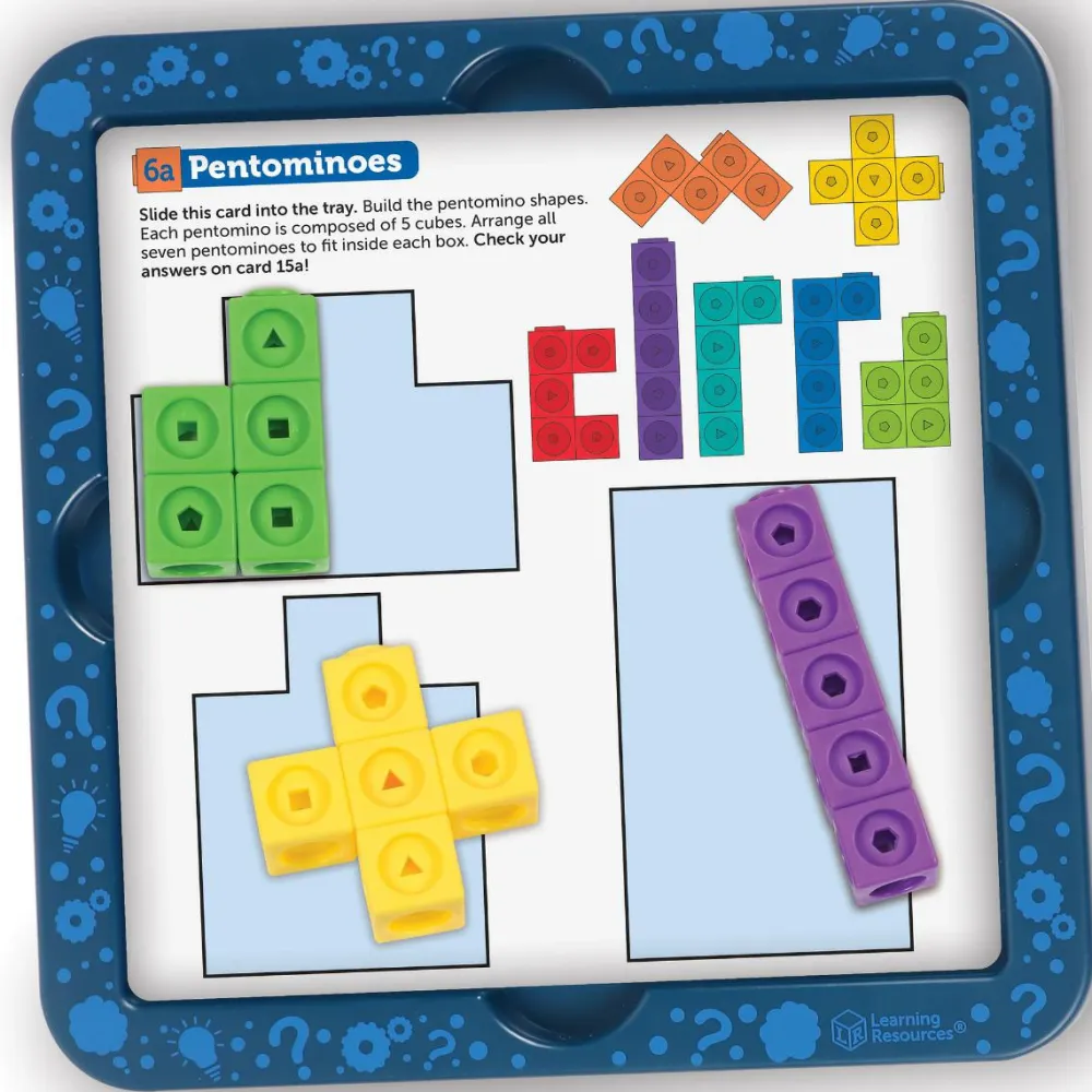 Learning Resources MathLink - Hjernegymnastik, 40+ opgaver