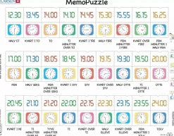 Sale Larsen Memo Puslespil - Lær Klokken