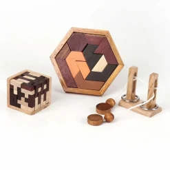 Online Mensa IQ puslespil - 3-i-1 Brain Bogglers