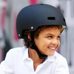 Micro cykelhjelm - Sort, 54-58 cm