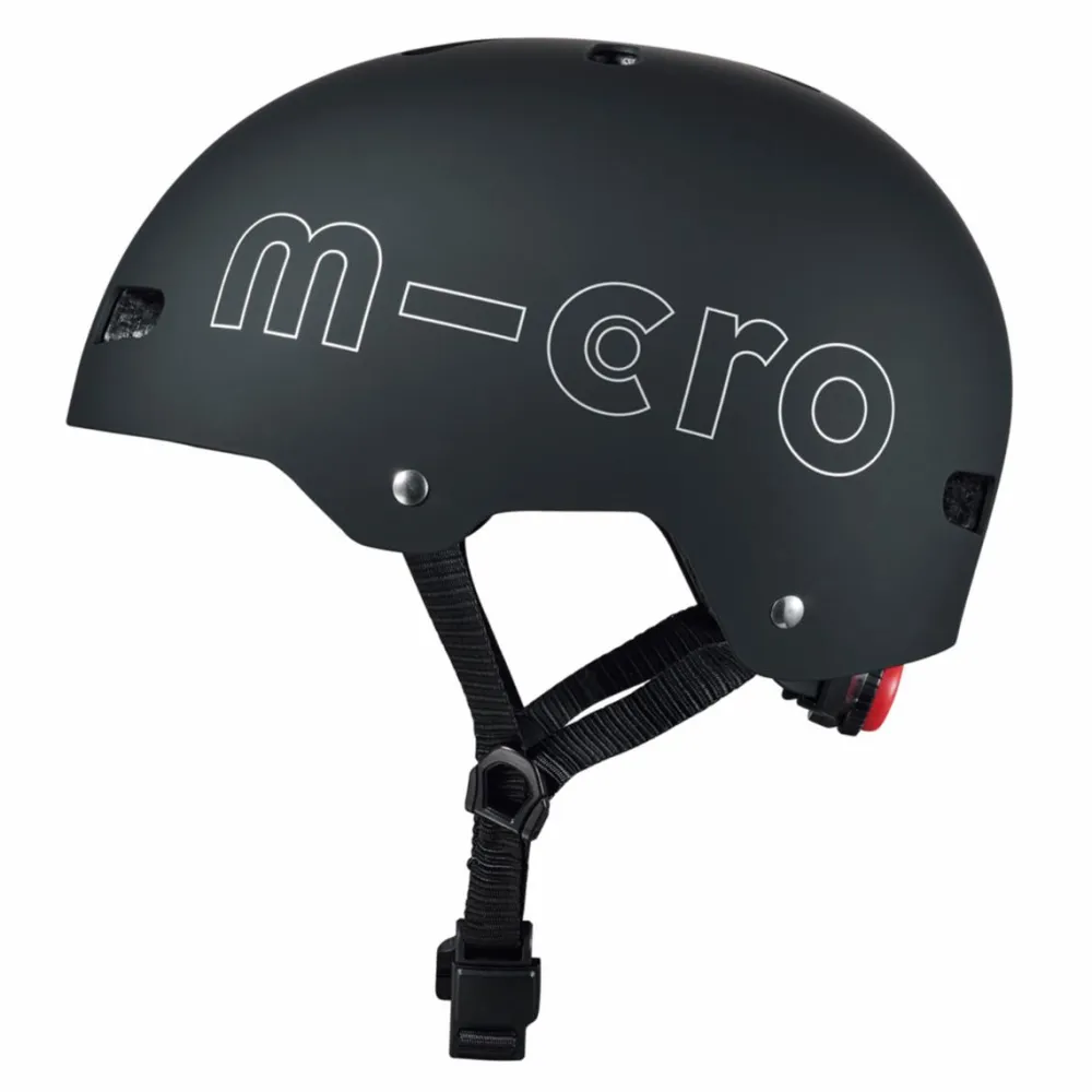 Micro cykelhjelm - Sort, 58-61 cm