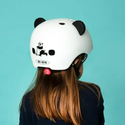 Hot Micro cykelhjelm Panda - Small, 48-53 cm