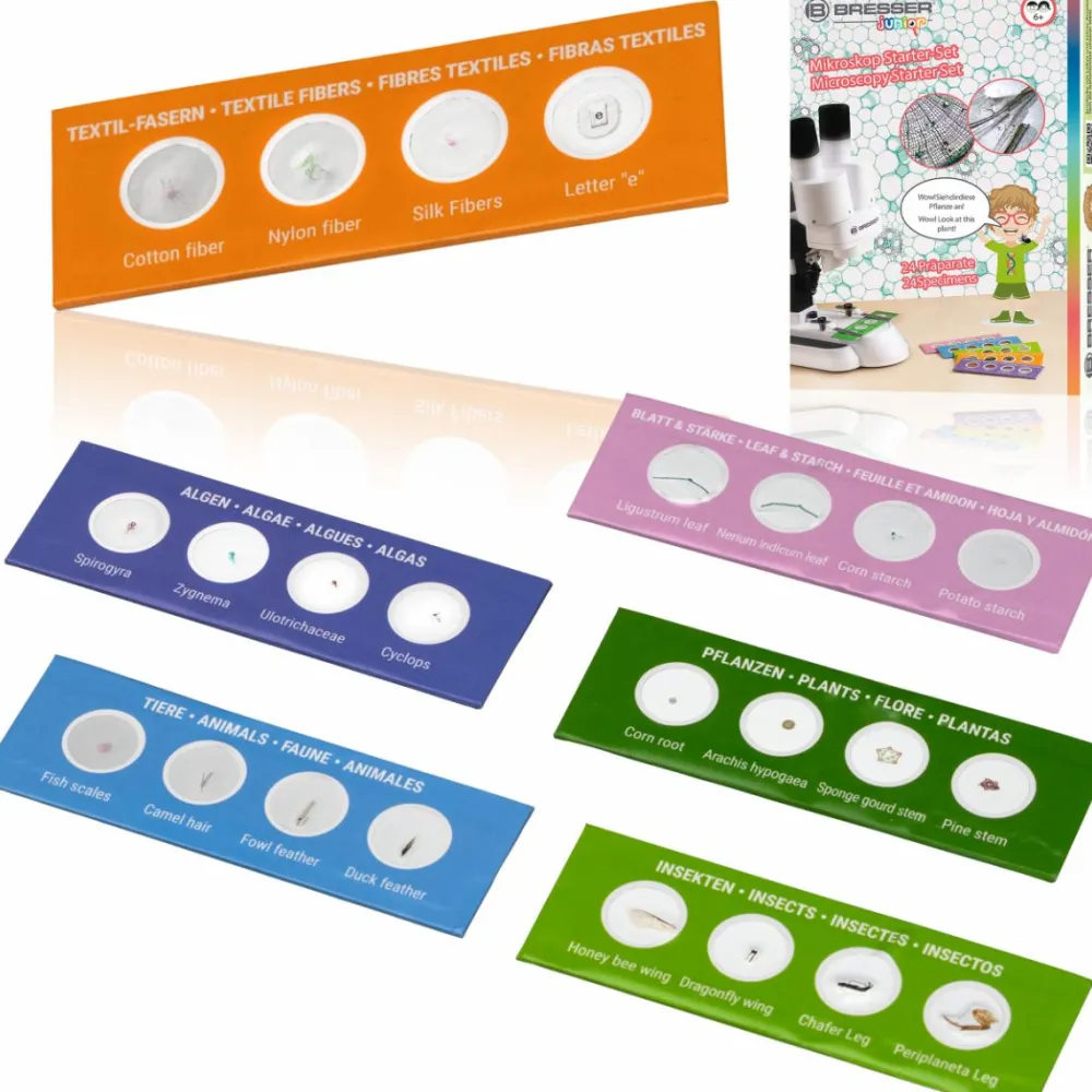 Best Mikroskop tilbehør - Præparater, 24 stk