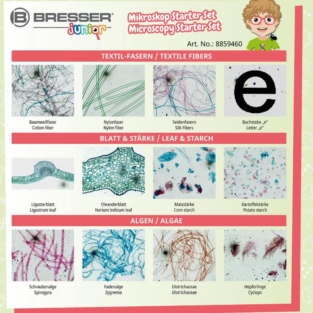 Best Mikroskop tilbehør - Præparater, 24 stk