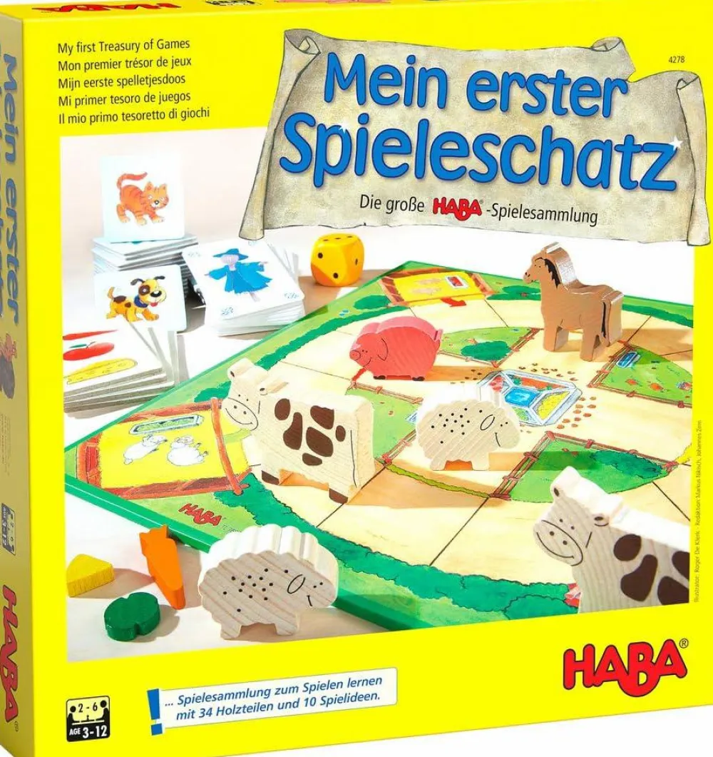 Best Haba Min første spil skat - Inkl. 10 spil