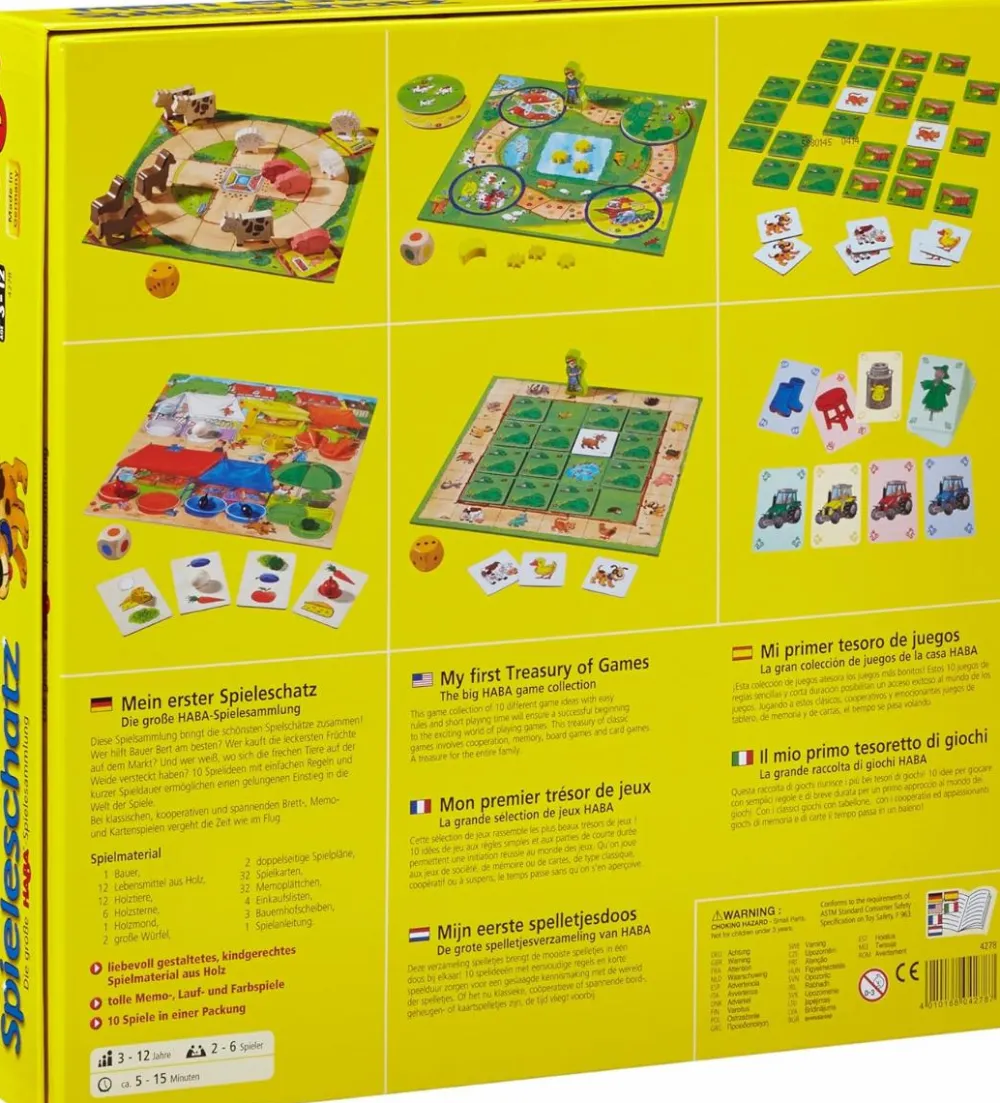 Best Haba Min første spil skat - Inkl. 10 spil