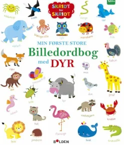 Outlet Forlaget Bolden Min første store billedordbog med dyr