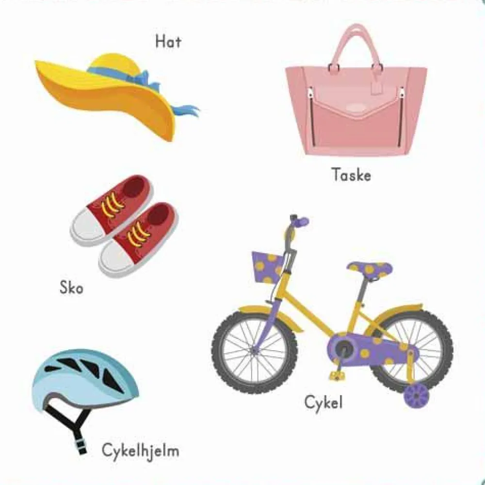 Sale Forlaget Bolden Min fuld-af-farver billedordbog - Ting og sager