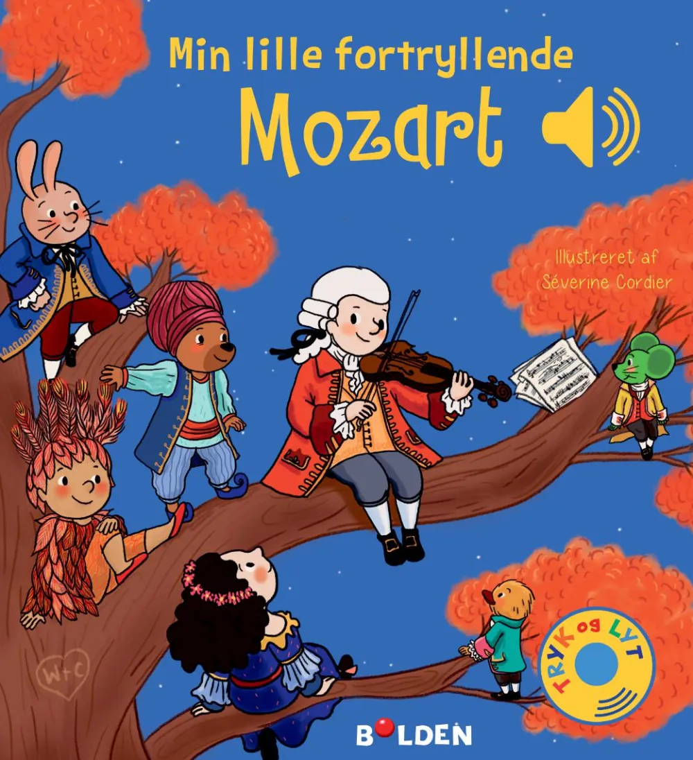 Forlaget Bolden Min lille fortryllende Mozart - En bog med lyd