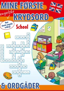 Online Forlaget Bolden Mine første engelske krydsord & ordgåder: School