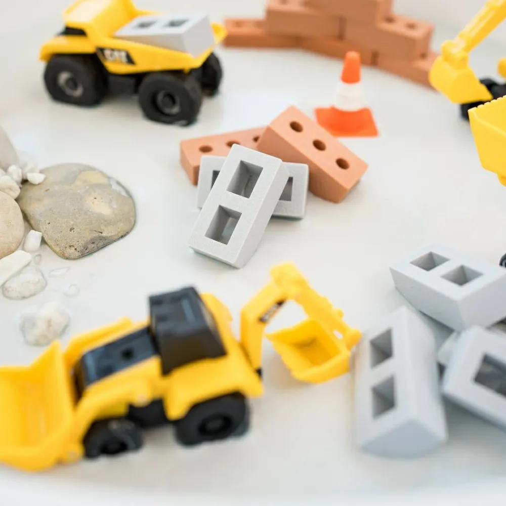Clearance Inspire My Play Mini "betonblokke" til sanseleg, 25 stk