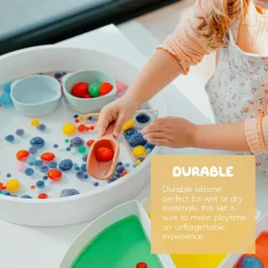 Discount Inspire My Play Mini-skovl til sanseleg - Pastel, 4 stk