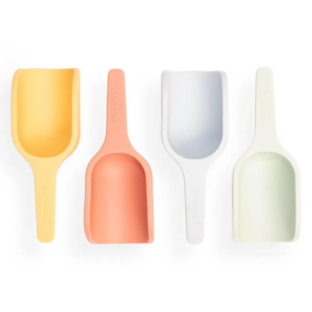Discount Inspire My Play Mini-skovl til sanseleg - Pastel, 4 stk