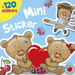 Clearance Forlaget Bolden Mini-stickers bog - Bamser, 120+ stk