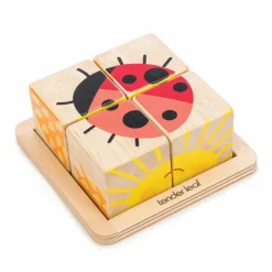 Clearance Tender Leaf Mit første klodspuslespil, 4 brikker