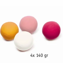 Discount Djeco Modellervoks - 4 x 140 gram - Lyse farver