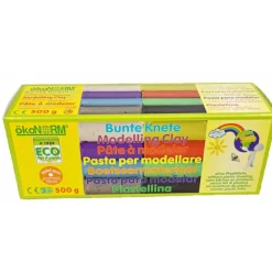 Clearance ökoNORM Modellervoks 500 gr. - 8 farver.