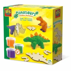 Sale SES Creative Modellervoks - Lav dinosaurer