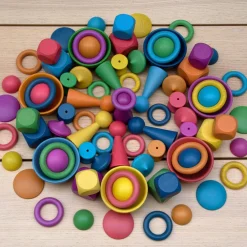 Outlet tickit® Montessori regnbue sæt, 84 dele