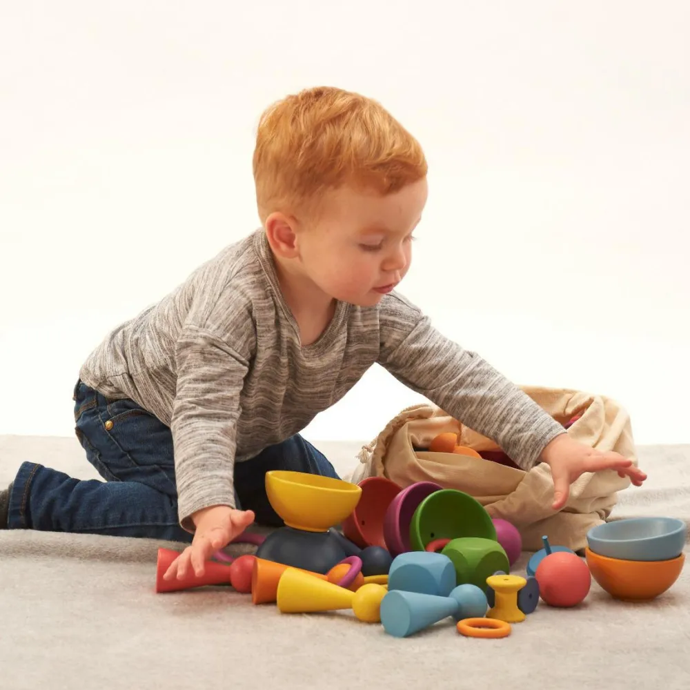 Outlet tickit® Montessori regnbue sæt, 84 dele