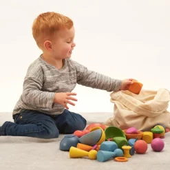 Outlet tickit® Montessori regnbue sæt, 84 dele