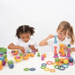 Outlet tickit® Montessori regnbue sæt, 84 dele