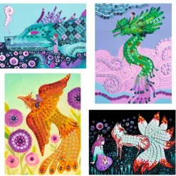 Online Djeco Mosaikleg - Mytiske væsner