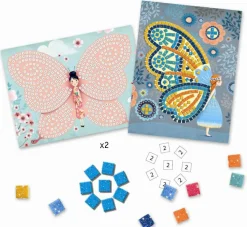 Outlet Djeco Mosaikleg - Sommerfugle