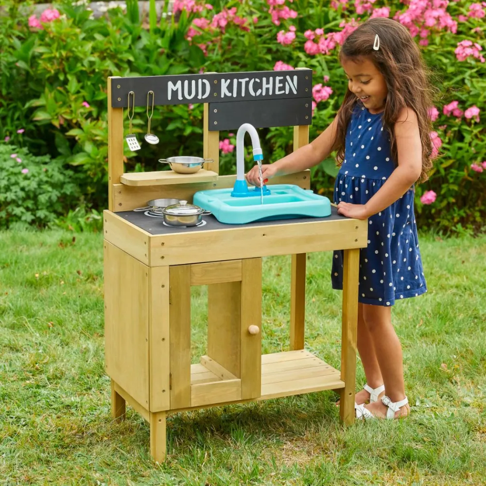 Sale Mudderkøkken inkl. grydesæt og vask