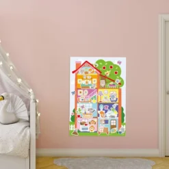 Best SES Creative My First - Plakat med klistermærker - Mit hus