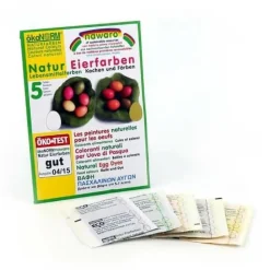 Sale ökoNORM Naturlig farve til æg - 5 farver