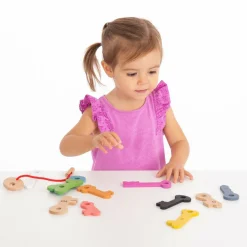 tickit® Nøgler af træ - Regnbue, 11 stk