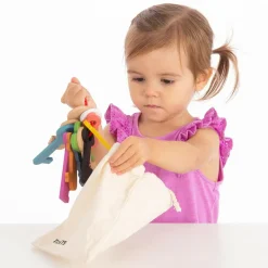 tickit® Nøgler af træ - Regnbue, 11 stk