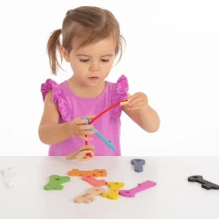 tickit® Nøgler af træ - Regnbue, 11 stk