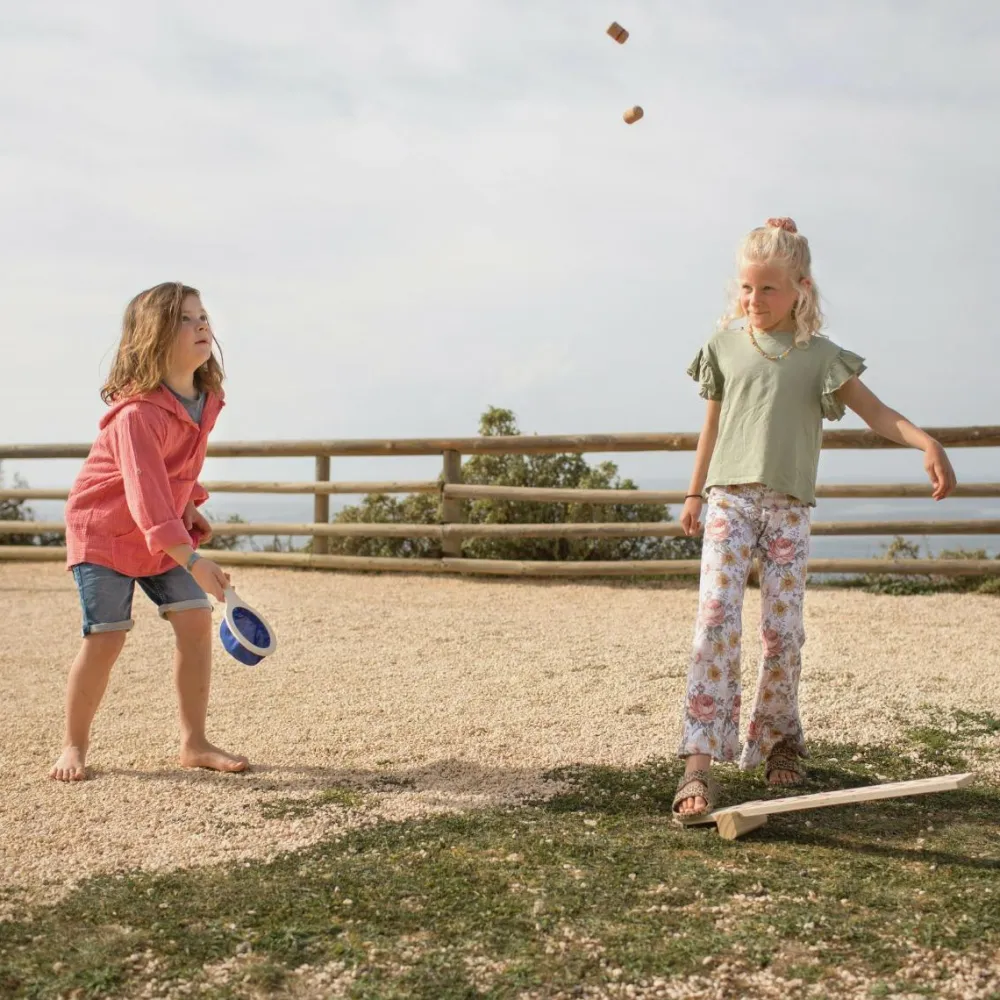 Discount BS Toys Ninja affyringsrampe, inkl 6 ninjaer