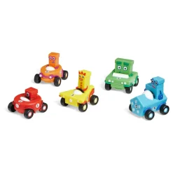 Clearance Learning Resources Numberblocks - Fem gode venner i deres biler