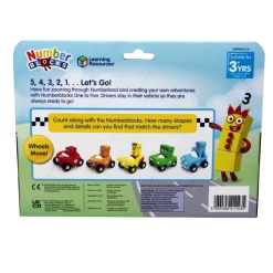 Clearance Learning Resources Numberblocks - Fem gode venner i deres biler