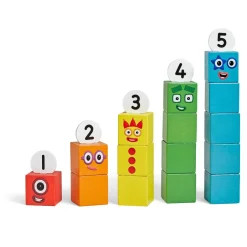 Outlet Learning Resources Numberblocks - Fem gode venner (af træ)