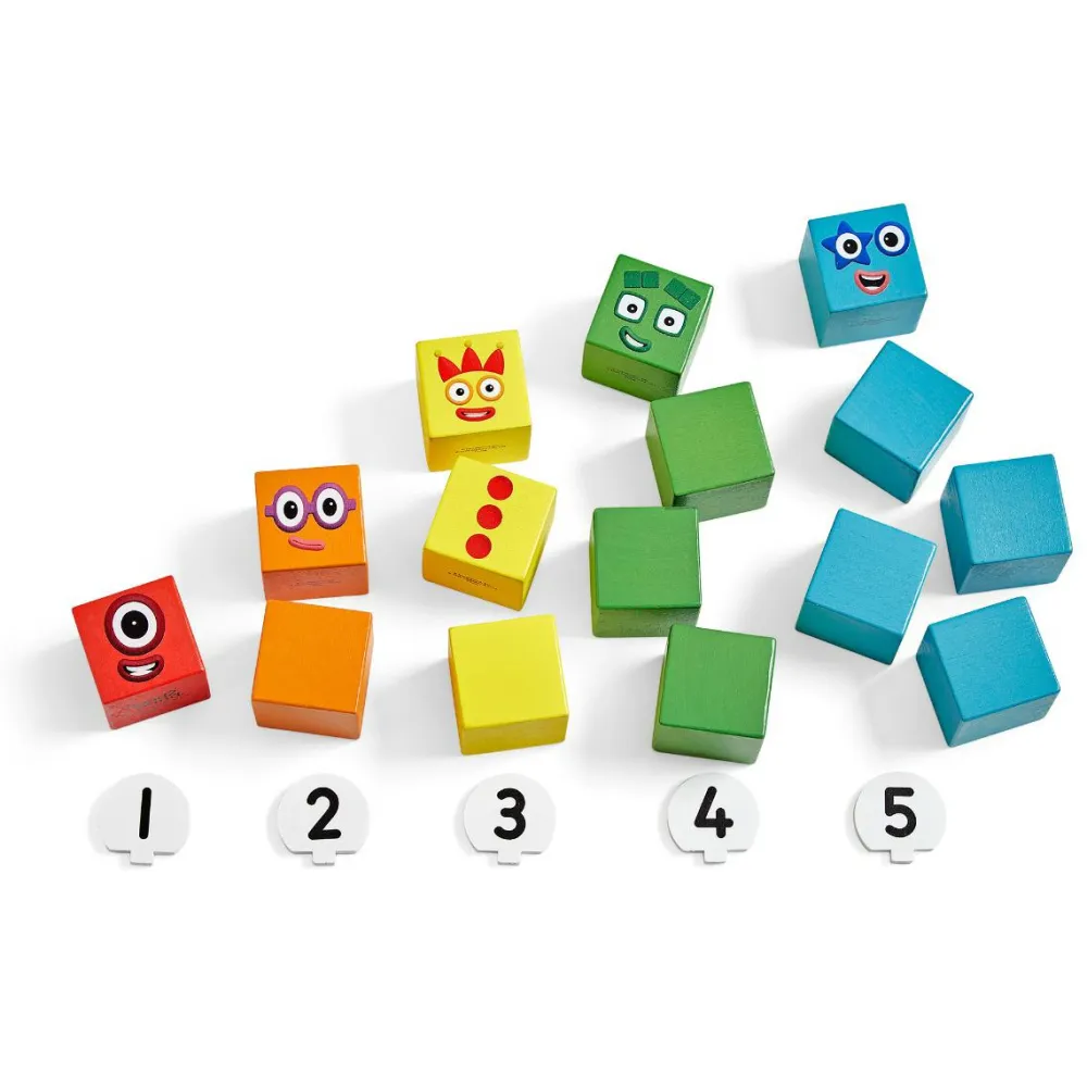 Outlet Learning Resources Numberblocks - Fem gode venner (af træ)