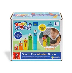 Outlet Learning Resources Numberblocks - Fem gode venner (af træ)