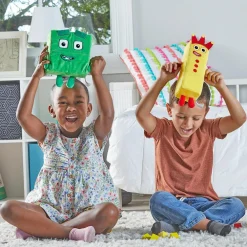 Online Learning Resources Numberblocks plys - Tre og Fire