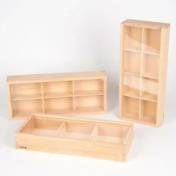 Sale tickit® Opdagelsesæsker af træ, 3 stk