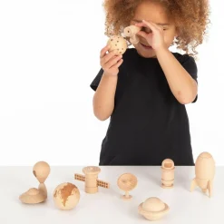 Online tickit® På eventyr i rummet - Træfigurer, 10 stk