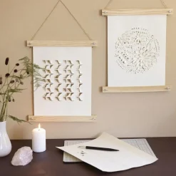 Best Creativ Company Papirkunst - Papercuts m. 3D-effekt, 2 stk