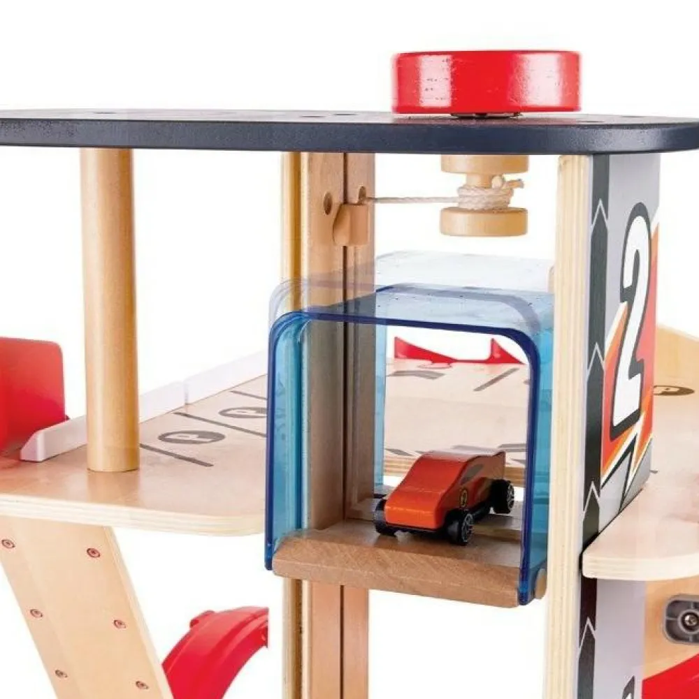 Online Hape Parkeringshus inkl. stunt-rampe