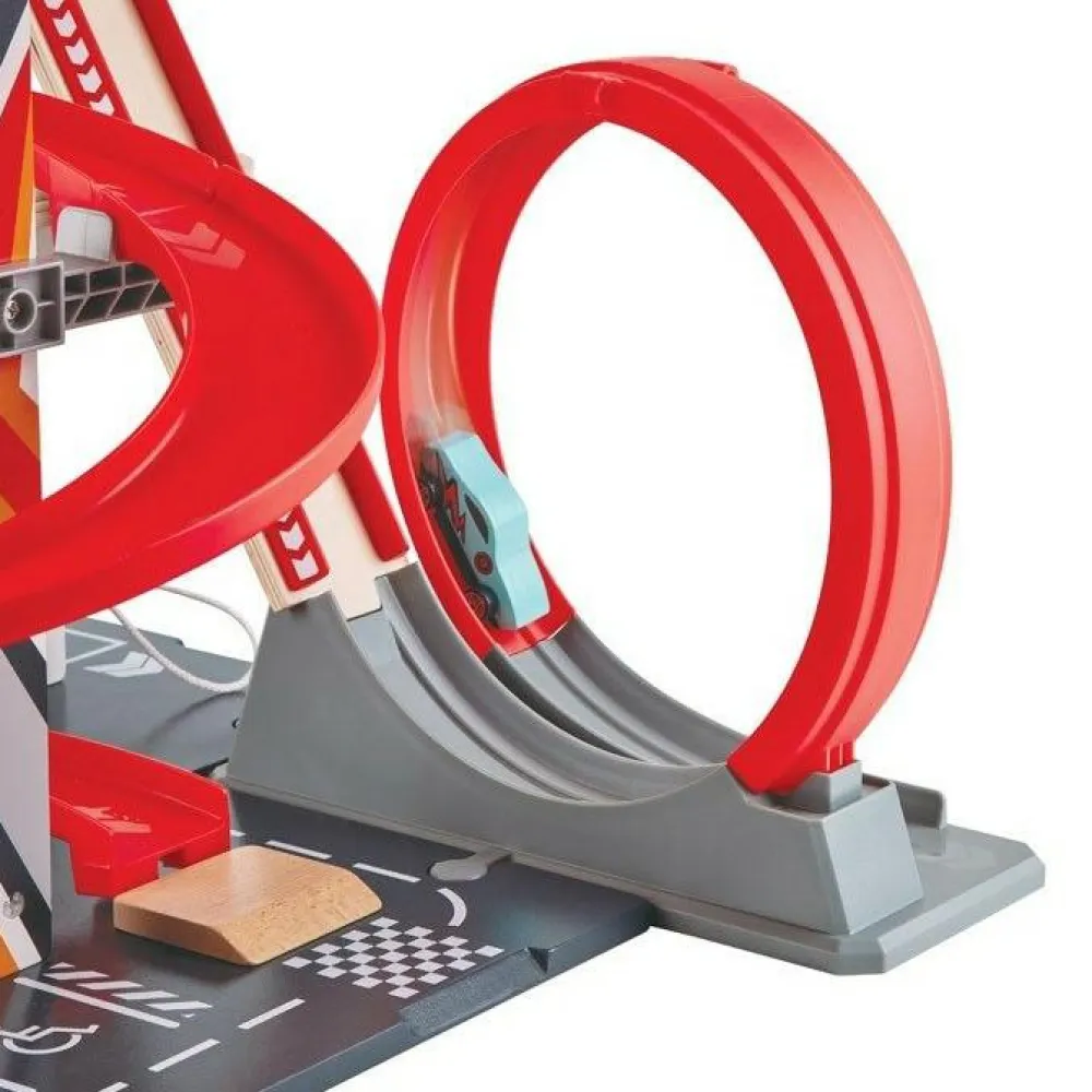 Online Hape Parkeringshus inkl. stunt-rampe