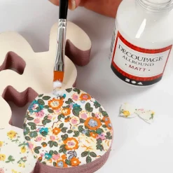 Best Creativ Company Patchworkstof 45 x 55 cm - Gul, 4 stk