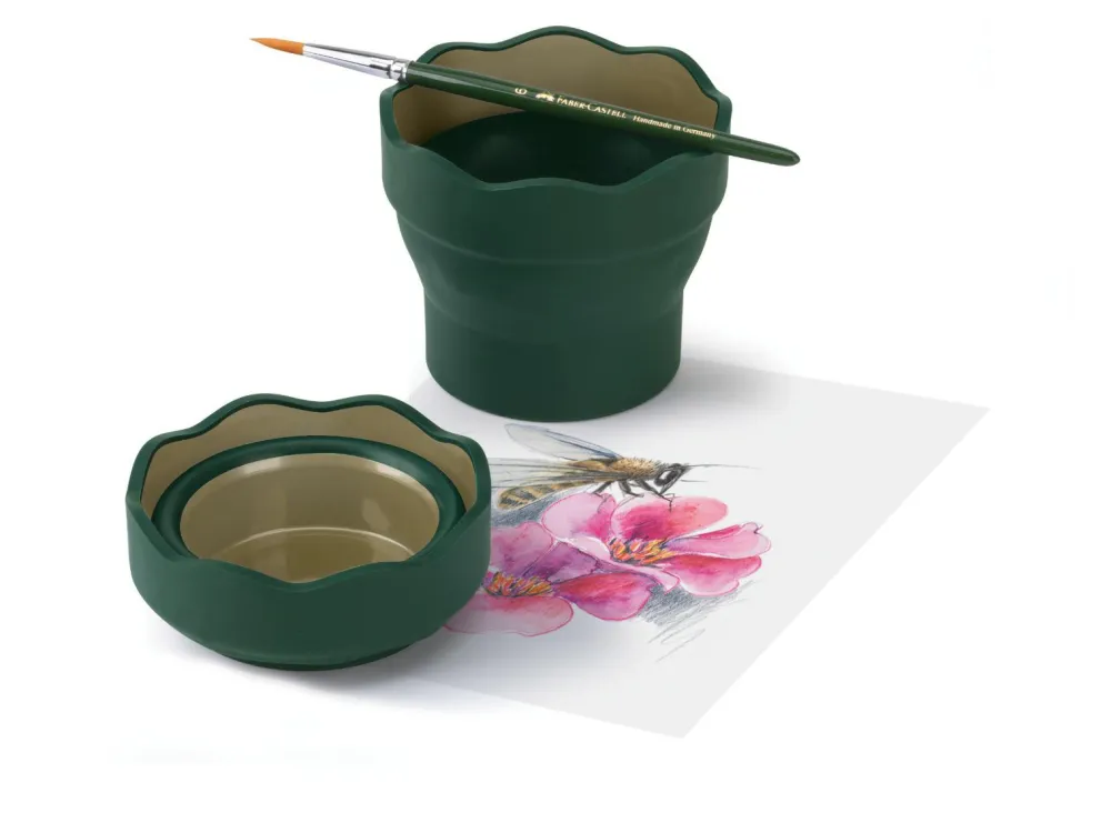 Discount Faber-Castell Penselbøtte, foldbar