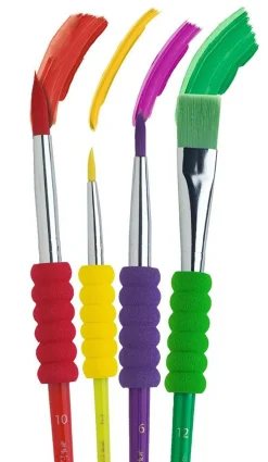 Outlet Faber-Castell Penselsæt m. godt greb, 4 stk/4 str.